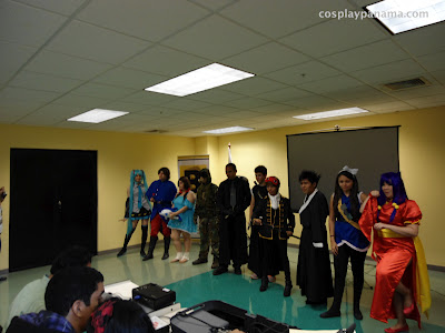 Cosplayers on Pop Day
